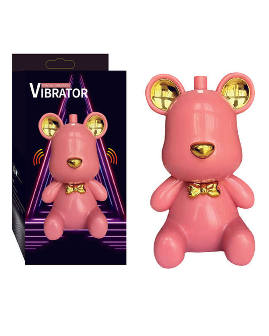 Pink Bear High-Frequency Vibration Mini Massager