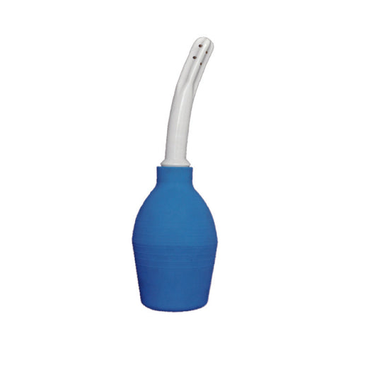 Angled Nozzle Anal Douche – Soft Squeeze Bulb with Multi-Hole Tip