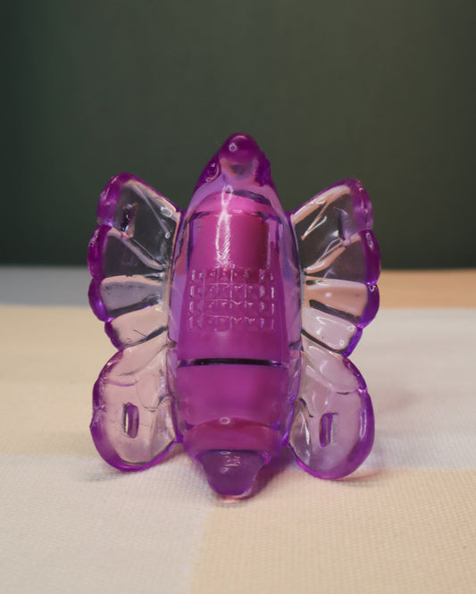 Vibrating Butterfly Cock Ring – Stretchable TPE with Single-Speed Bullet