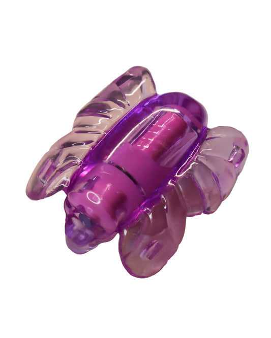 Vibrating Butterfly Cock Ring – Stretchable TPE with Single-Speed Bullet