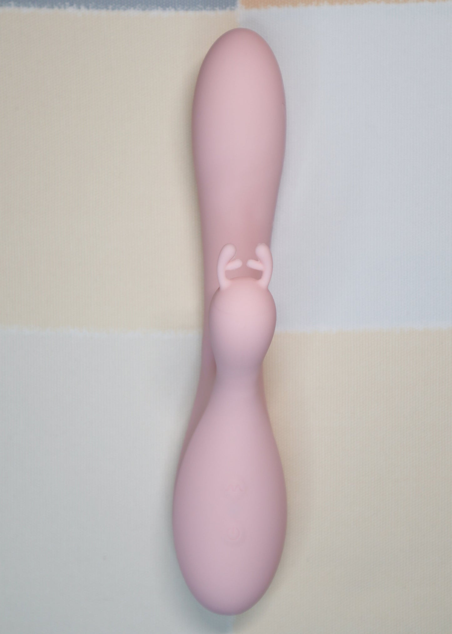 Curved Dual-Stimulation Silicone Rabbit Vibrator