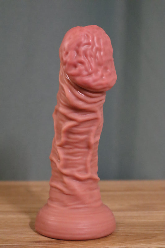 Thick Realistic Silicone Dildo – 19 x 4.3 cm