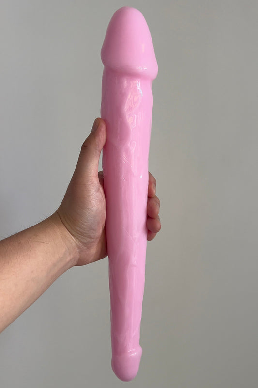 Tapered Double-Ended Dildo – 38cm Silicone Shaft for Partner or Solo Play